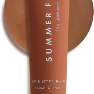 Bálsamo labial Lip Butter Balm Iced Coffee de Summer Fridays con tono café.
